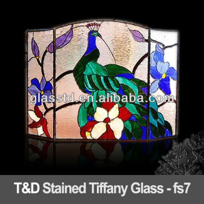 decorative tiffany fused chinese style partitions