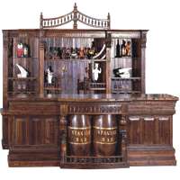 Promotion Traditional Spanish Bar Counter Import Solid Wood Bar Furniture