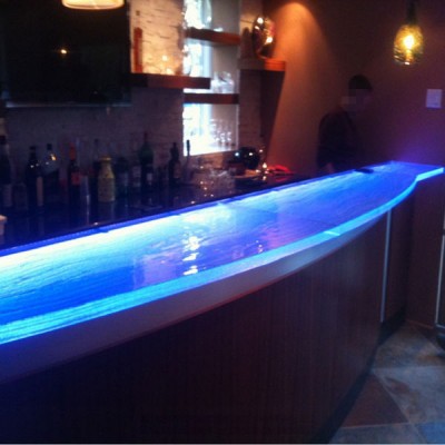 commercial night club wine bar counters