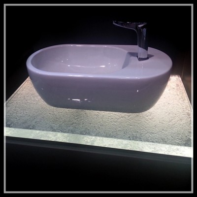 Hot Sales Hotel Glass Basin, Art Basin, Cabinet Basin